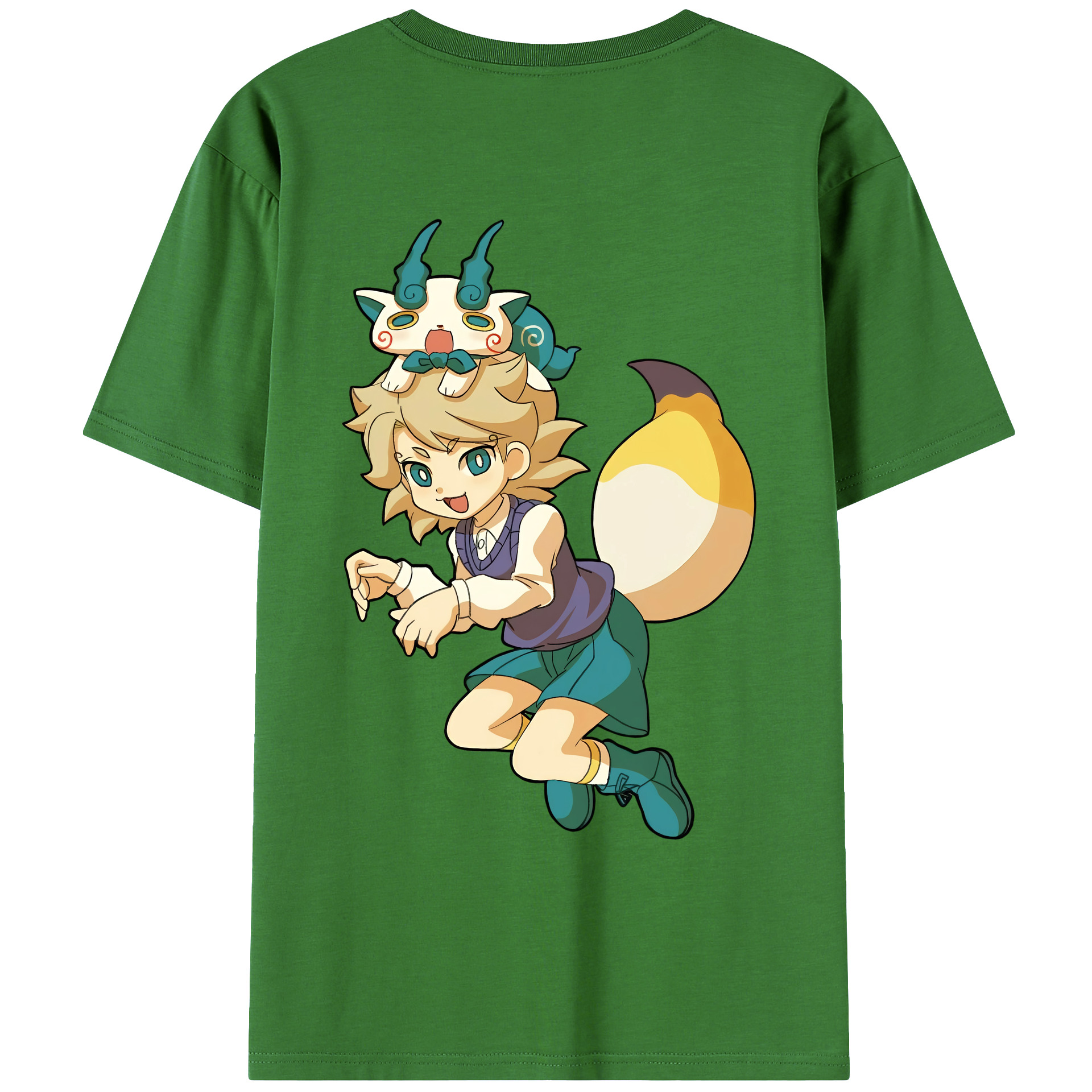 （画像用） 妖怪ウォッチ Yo-kai Watch レディース半袖Tシャツ(バックプリント)